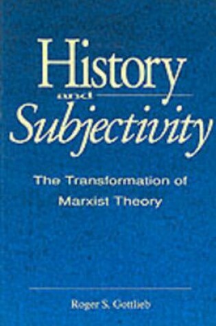 Cover of History And Subjectivity
