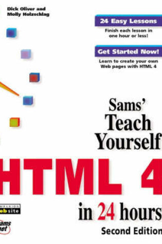 Cover of Sams' Teach Yourself HTML 4 IN 24 HOURS, 2ND EDITION