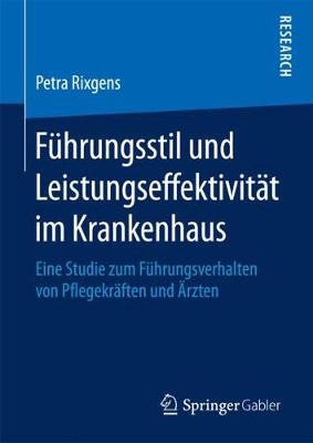 Book cover for Führungsstil und Leistungseffektivität im Krankenhaus