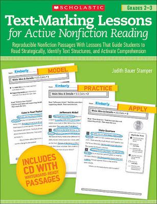 Book cover for Text-Marking Lessons for Active Nonfiction Reading