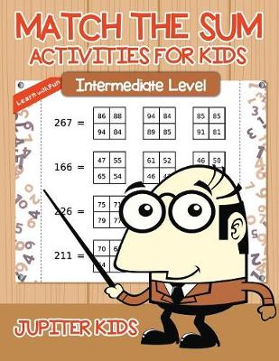 Book cover for Match the Sum Activities for Kids