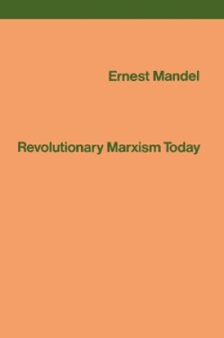 Cover of Revolutionary Marxism Today