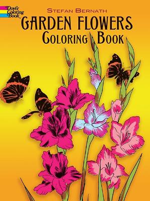 Book cover for Garden Flowers Coloring Book