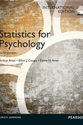Cover of Statistics for Psychology, plus MyStatLab with Pearson eText