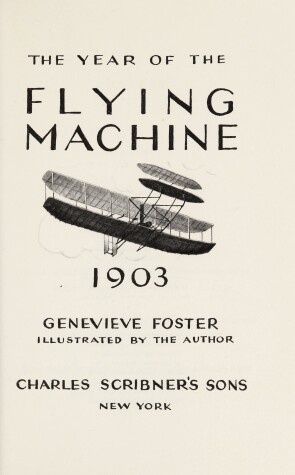 Book cover for The Year of the Flying Machine, 1903