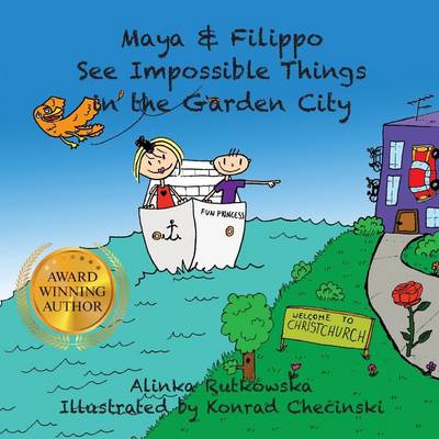 Book cover for Maya & Filippo See Impossible Things in the Garden City