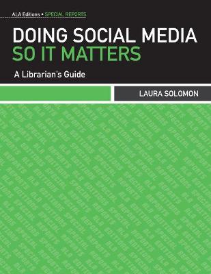 Book cover for Doing Social Media So it Matters