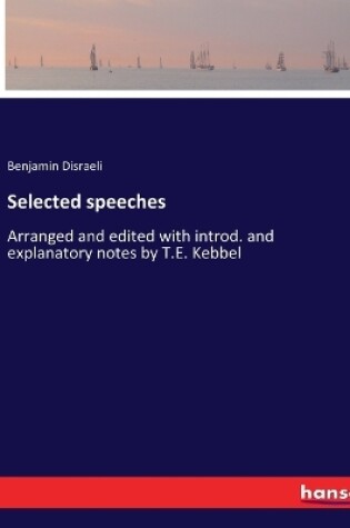 Cover of Selected speeches