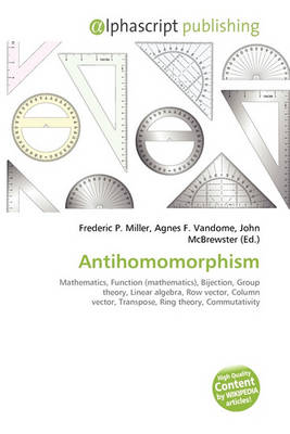 Cover of Antihomomorphism