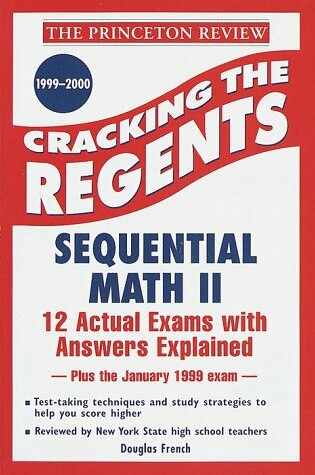 Cover of Cracking the Regents