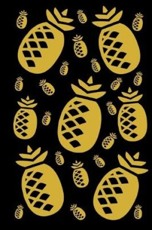 Cover of Gold Pineapples Journal Notebook