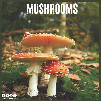Book cover for Mushrooms 2021 Wall Calendar