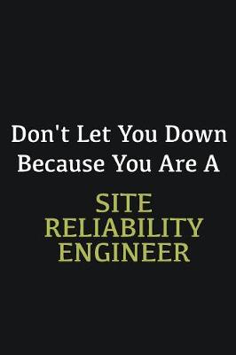 Book cover for Don't let you down because you are a Site Reliability Engineer