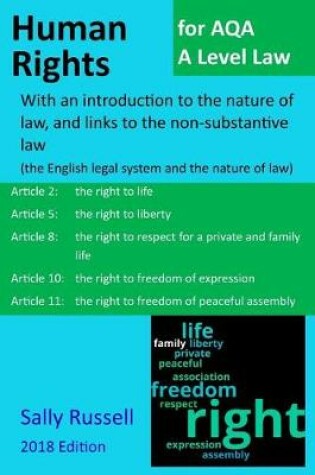 Cover of Human Rights for AQA A Level Law