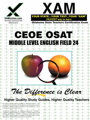 Book cover for CEOE OSAT Middle Level English Field 24