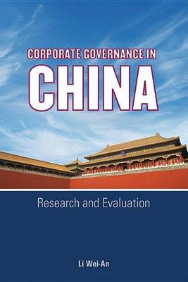 Book cover for Corporate Governance in China