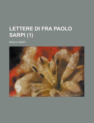 Book cover for Lettere Di Fra Paolo Sarpi (1)