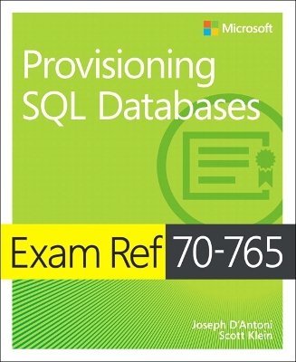 Cover of Exam Ref 70-765 Provisioning SQL Databases