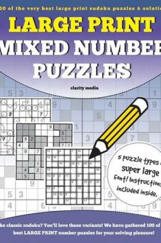 Cover of Large Print Mixed Number Puzzles