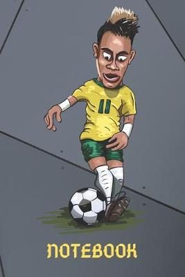 Book cover for Neymar Football Notebook