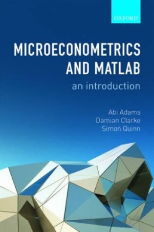 Cover of Microeconometrics and MATLAB: An Introduction