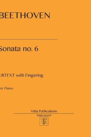 Cover of Beethoven Sonata no. 6