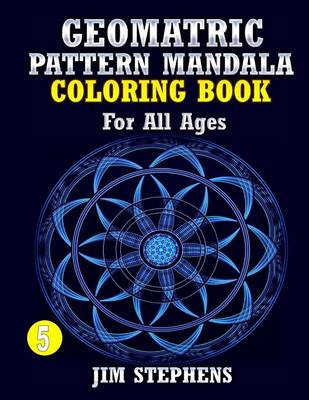 Book cover for Geometric Pattern Mandala Coloring Book