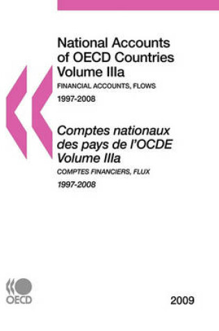 Cover of National Accounts of OECD Countries 2009, Volume IIIa, Financial Accounts