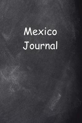 Cover of Mexico Journal Chalkboard Design