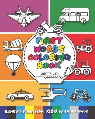 Book cover for First Word Coloring Book