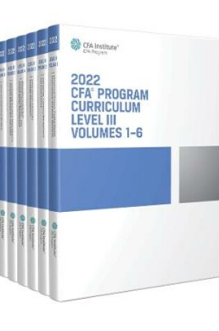 Cover of 2022 CFA Program Curriculum Level III Box Set