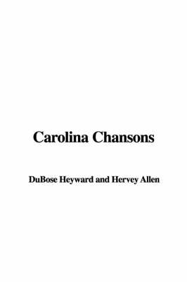 Book cover for Carolina Chansons