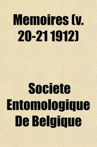 Cover of Memoires (V. 20-21 1912)