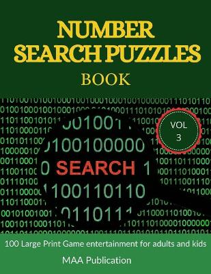 Book cover for Number Search Puzzle Book
