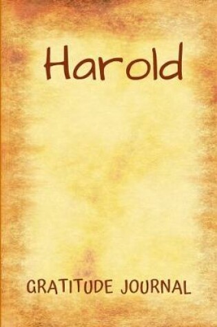 Cover of Harold Gratitude Journal