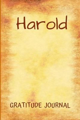 Book cover for Harold Gratitude Journal