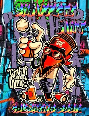 Book cover for Graffiti Art Coloring Book