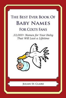 Book cover for The Best Ever Book of Baby Names for Colts Fans