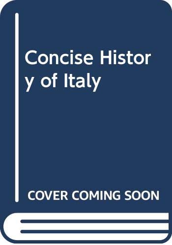 Book cover for Concise History of Italy