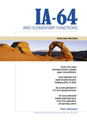 Book cover for IA-64 and Elementary Functions