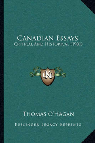 Cover of Canadian Essays