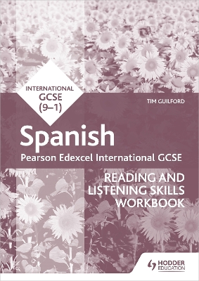 Book cover for Pearson Edexcel International GCSE Spanish Reading and Listening Skills Workbook