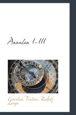 Cover of Annalen I-III