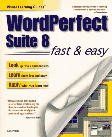 Book cover for Corel Wordperfect Suite 8 Visual Learning Guide