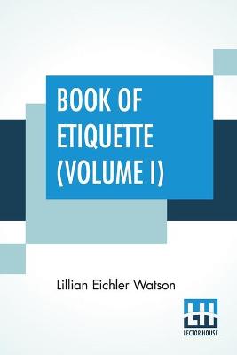 Book cover for Book Of Etiquette (Volume I)