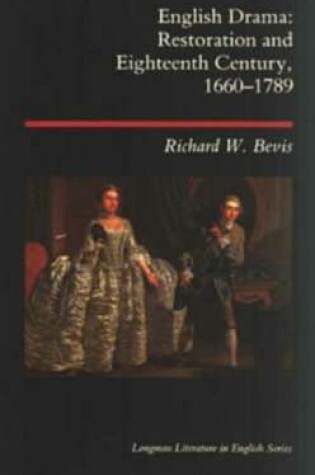 Cover of English Drama: Restoration and Eighteenth Century 1660-1789