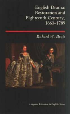 Book cover for English Drama: Restoration and Eighteenth Century 1660-1789