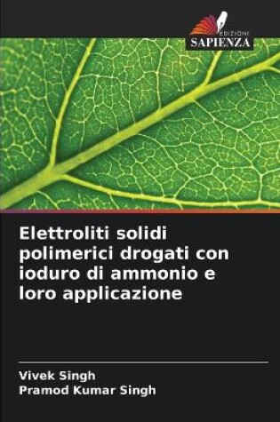 Cover of Elettroliti solidi polimerici drogati con ioduro di ammonio e loro applicazione