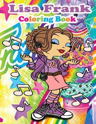 Book cover for Lisa frank coloring book