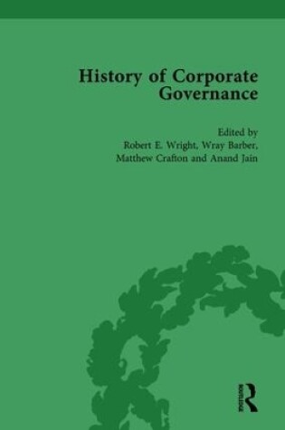 Cover of The History of Corporate Governance Vol 1